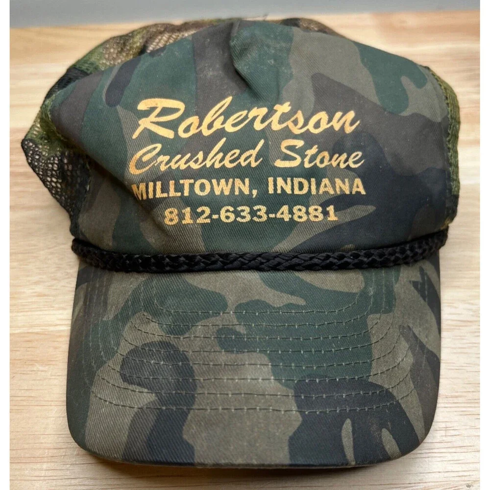 Cobra Cap Indiana Hat Mens Adjustable Green Snapback‎ Baseball Cap Construction